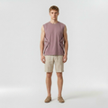 Folded Panel Sleeveless Tee