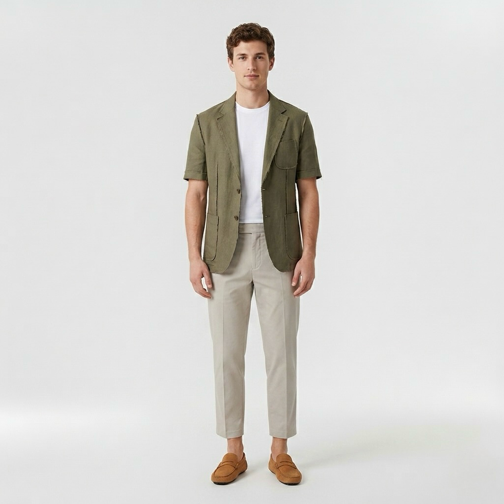 Short-Sleeve Summer Blazer