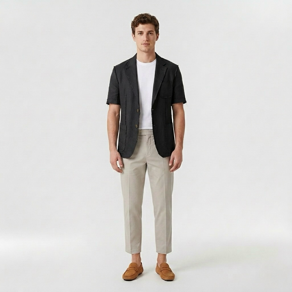 Short-Sleeve Summer Blazer