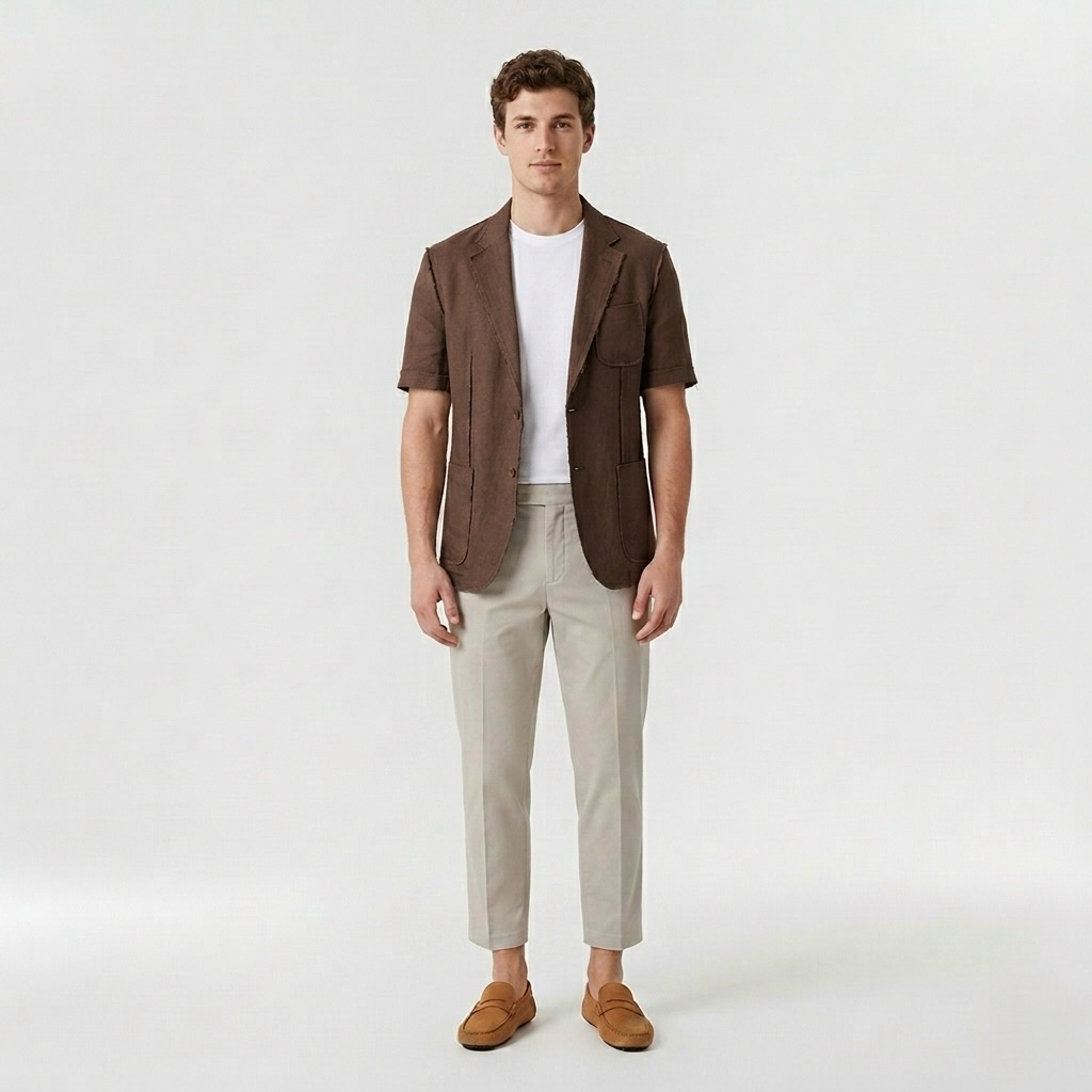 Short-Sleeve Summer Blazer