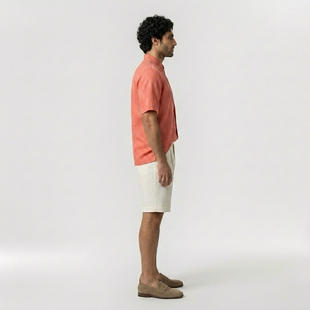 Grandad-Collar Resort Shirt
