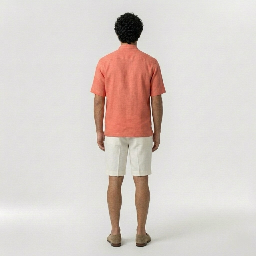 Grandad-Collar Resort Shirt