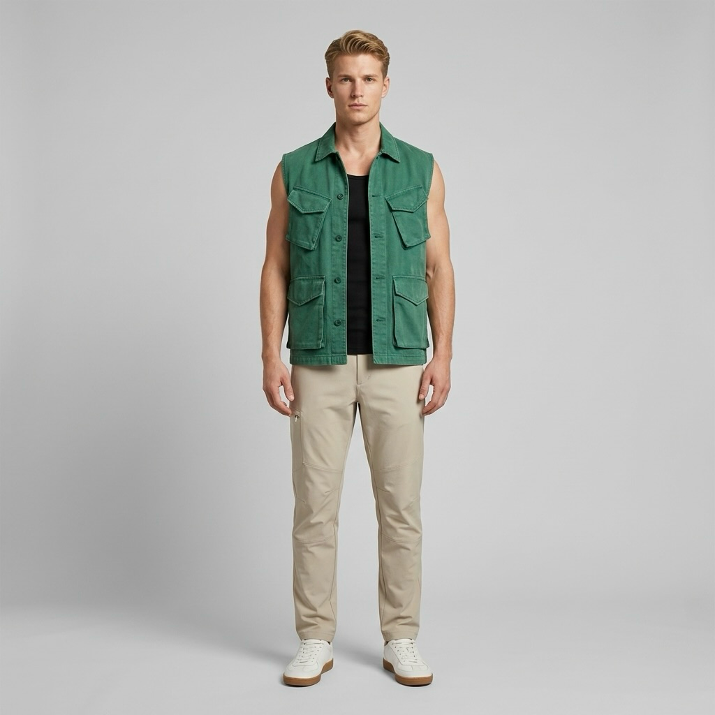 Multi-Pocket Field Gilet