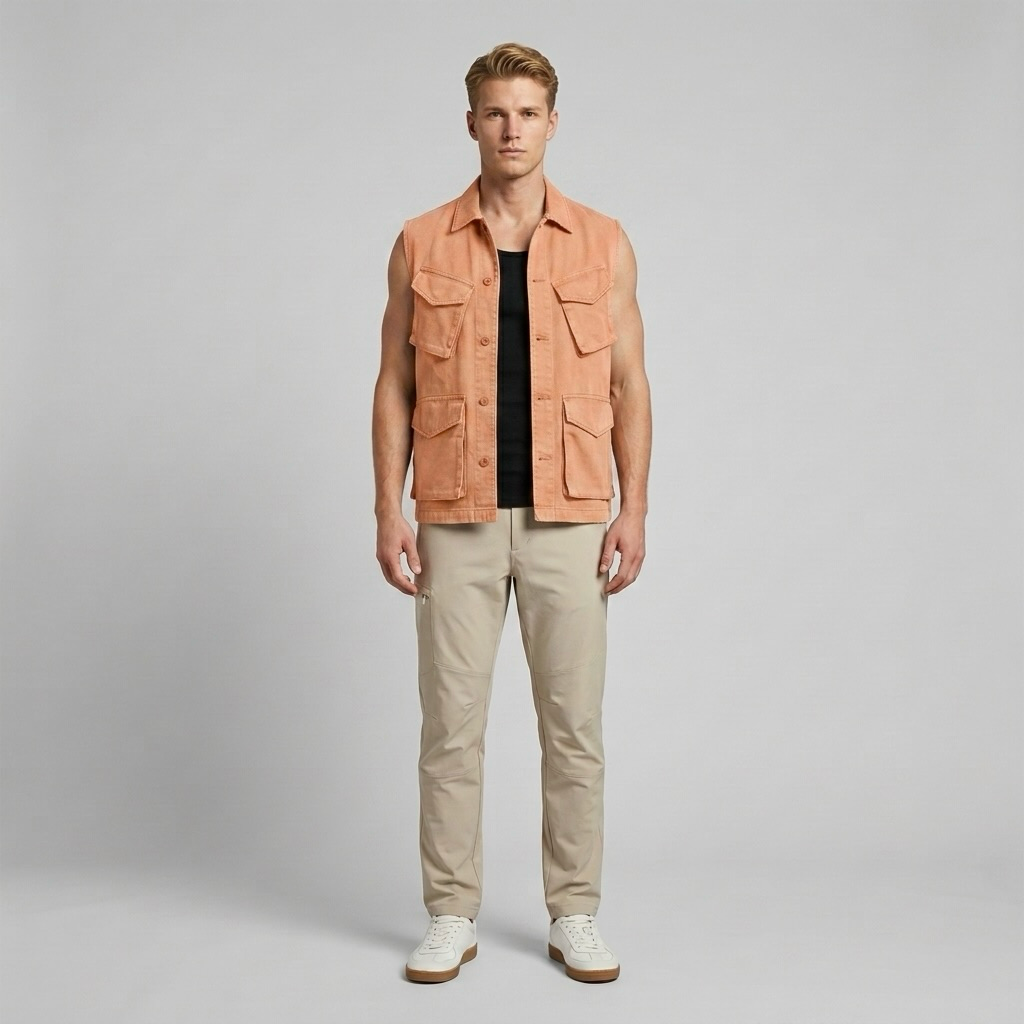 Multi-Pocket Field Gilet