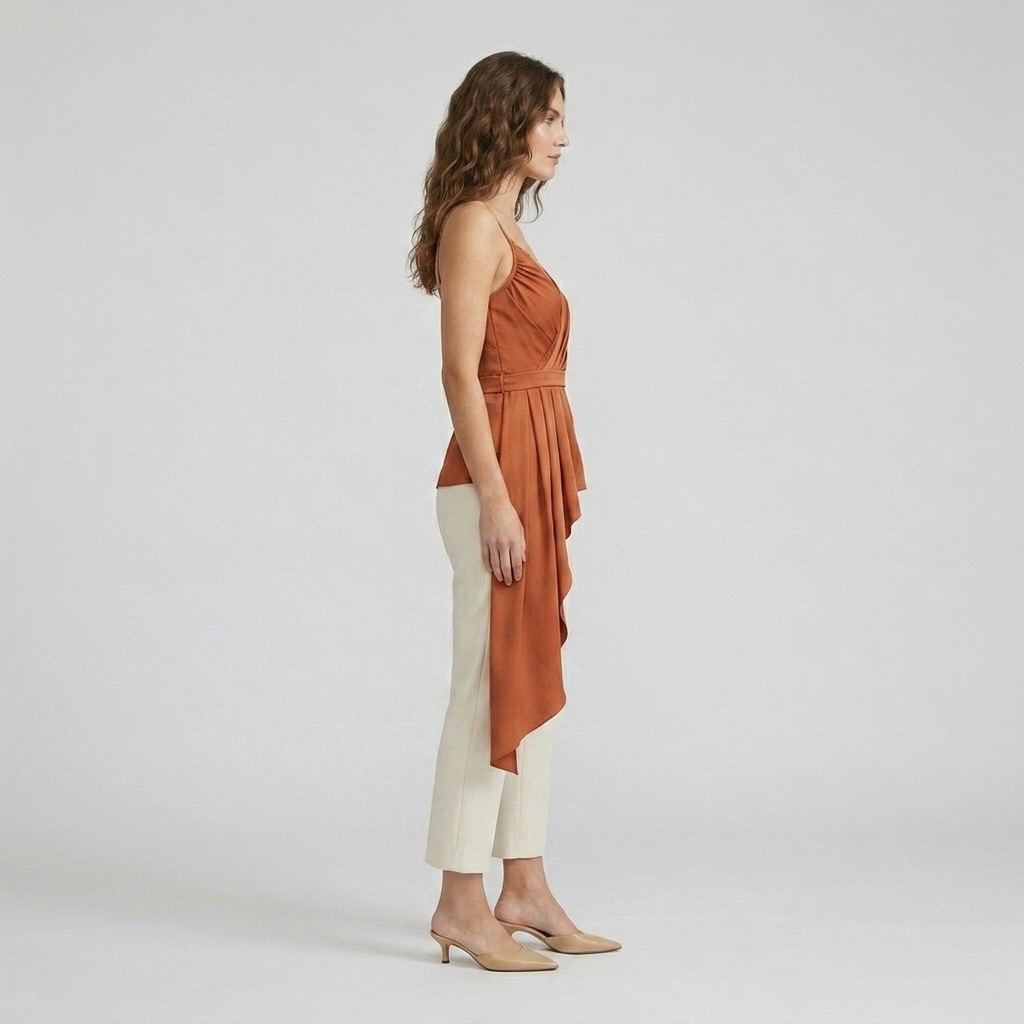 Wrap-Front Sash Cami