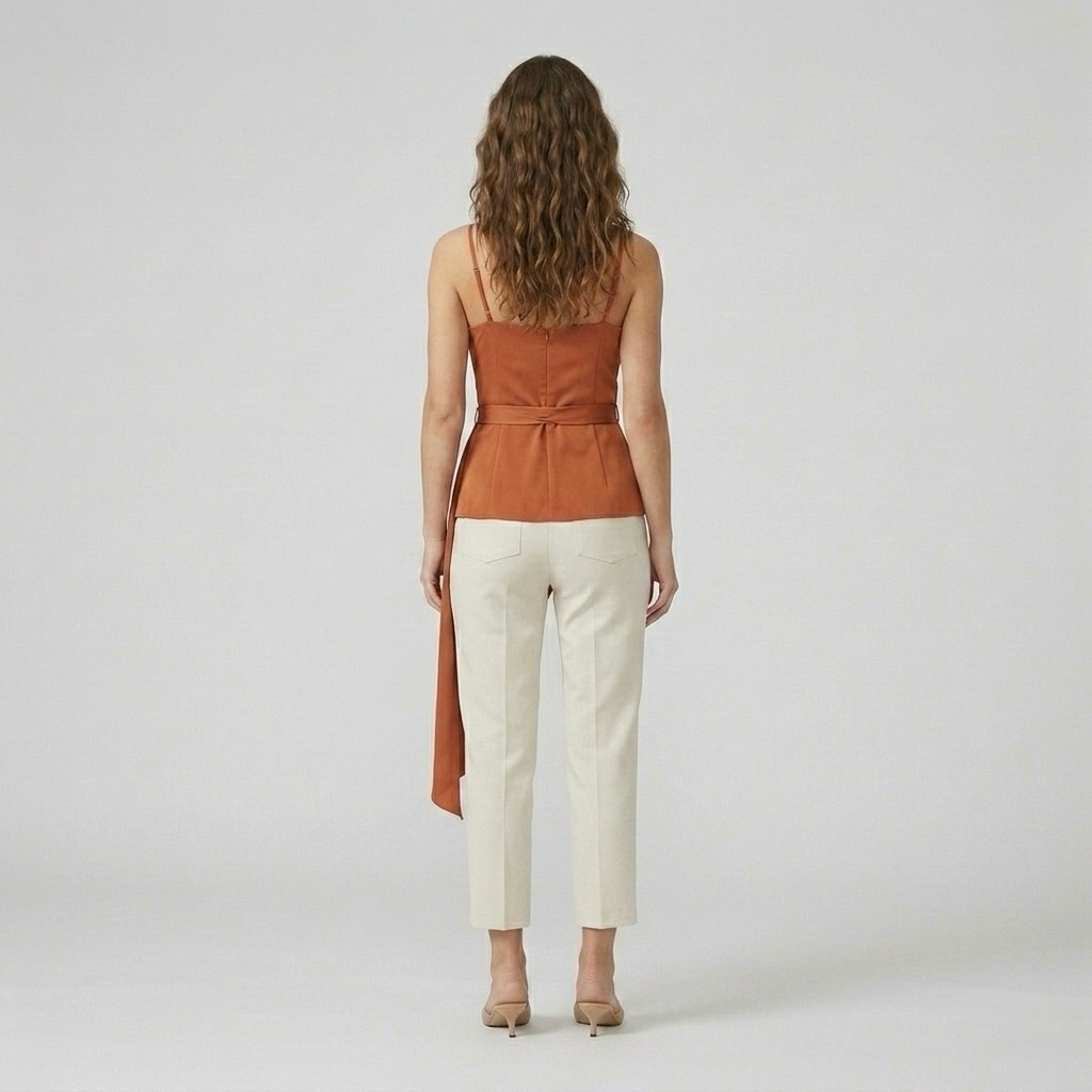 Wrap-Front Sash Cami