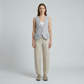 Pinstripe Waterfall Vest