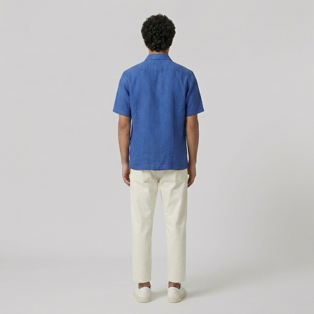 Relaxed Linen-Blend Shirt