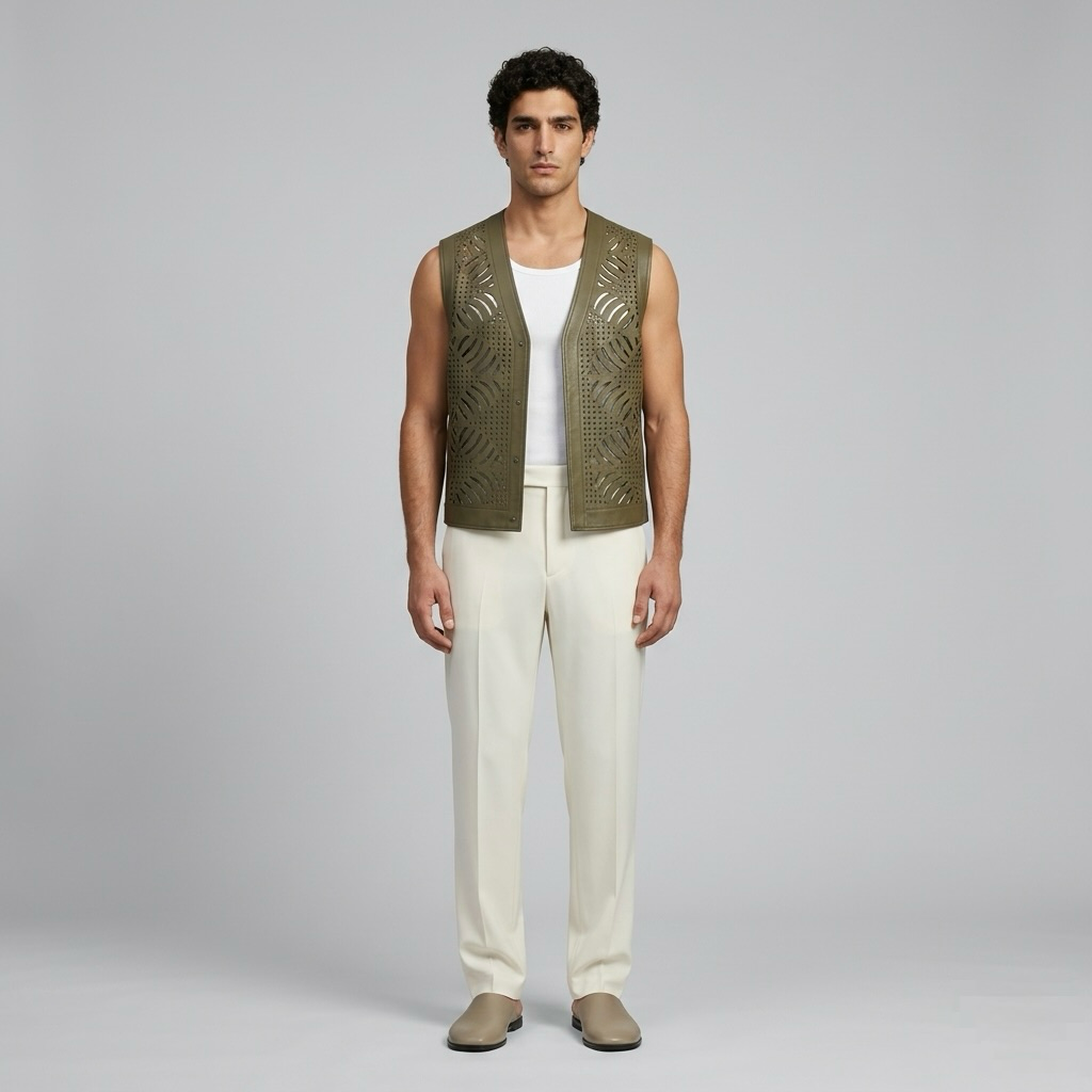 Cutwork Layering Gilet