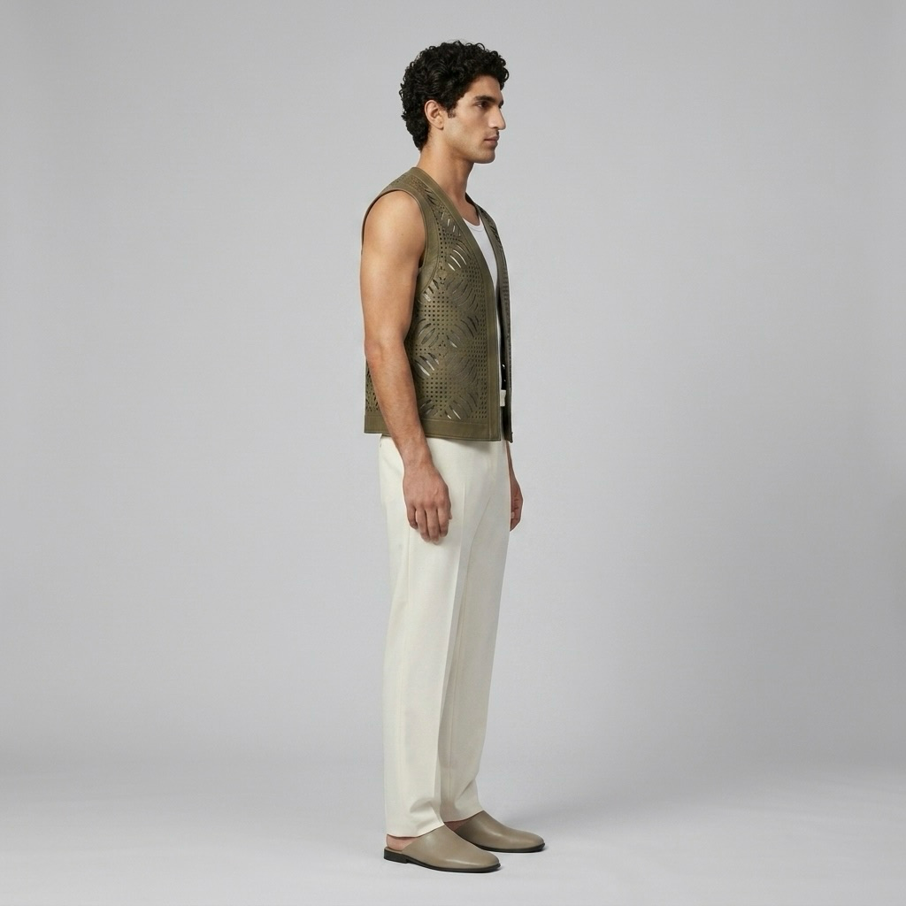 Cutwork Layering Gilet