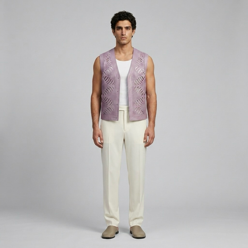 Cutwork Layering Gilet