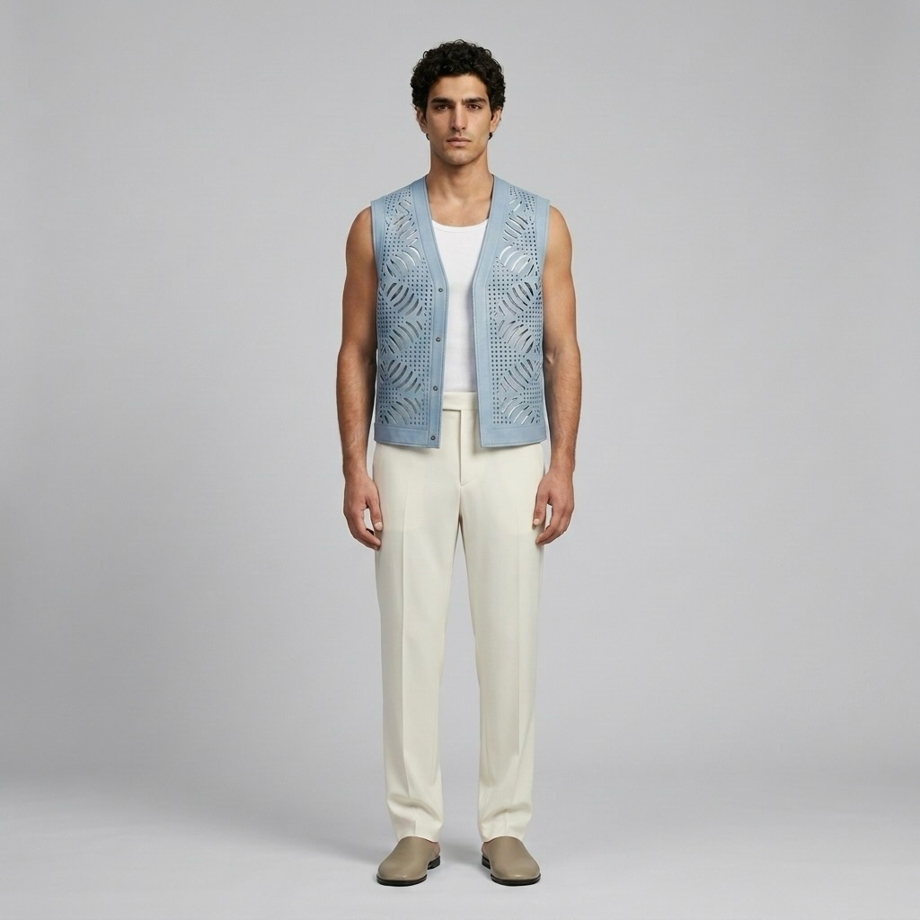 Cutwork Layering Gilet