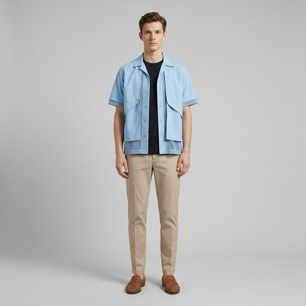 Panelled Utility Shirt