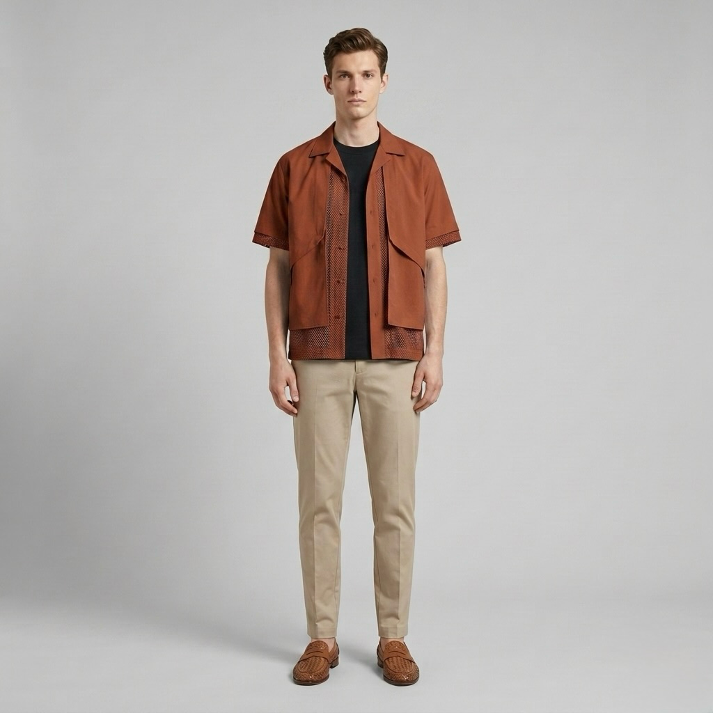 Panelled Utility Shirt