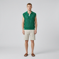 Sleeveless Knit Polo