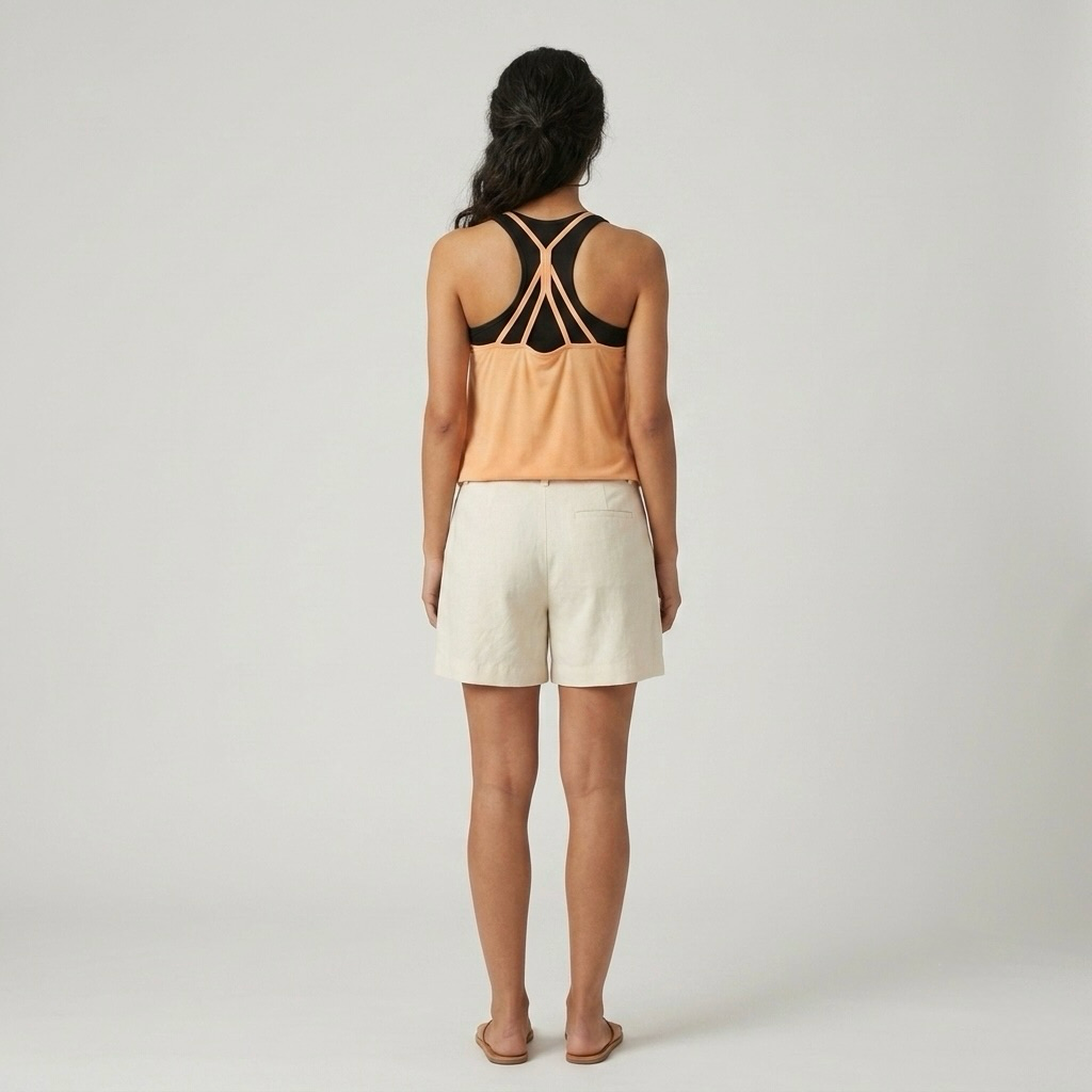 Halter Drape Overlay Top