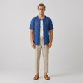 Toggle-Front Mesh Shirt