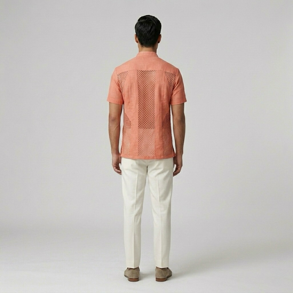 Fold-Detail Statement Shirt