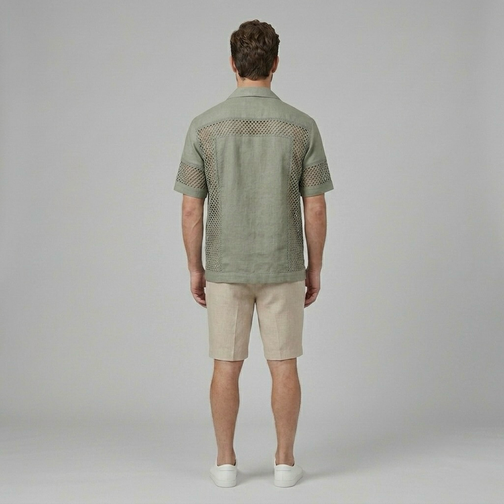 Vented Mesh Camp Shirt