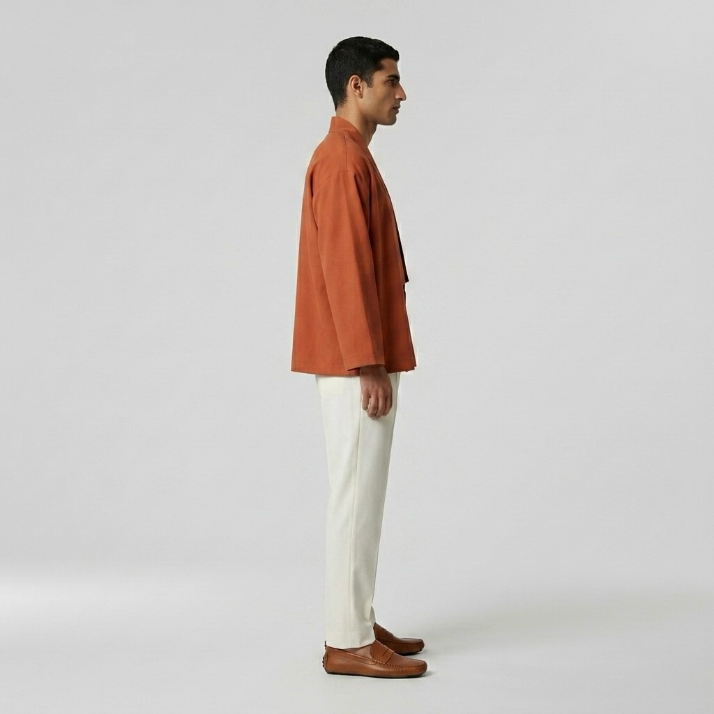 Clean-Line Kimono Layer