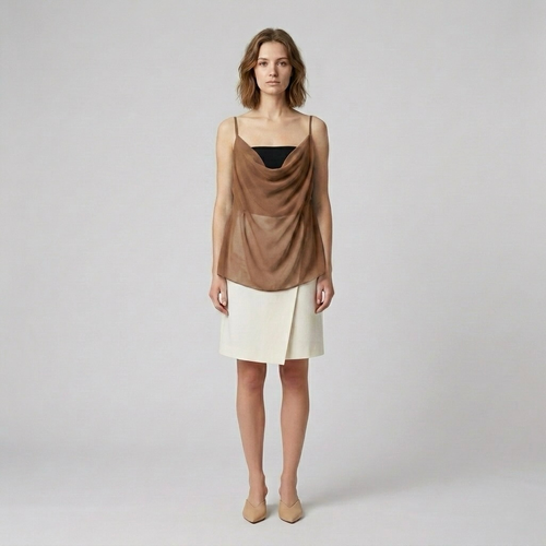 Cowl-Drape Camisole