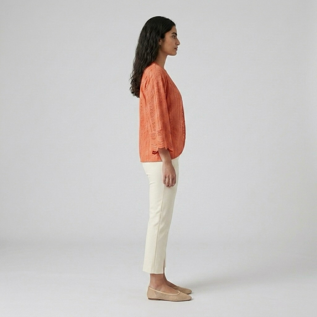 Lace Open Kimono Cover-Up