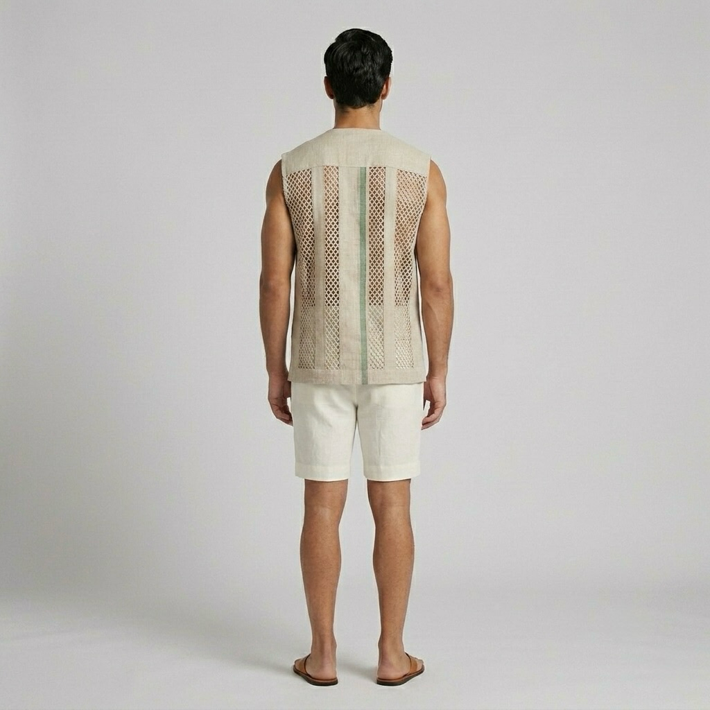Open-Mesh Layering Gilet