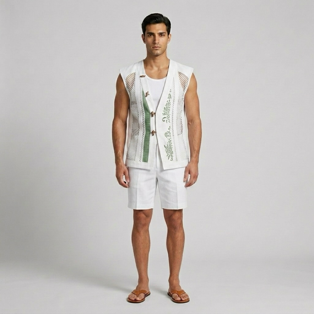 Open-Mesh Layering Gilet