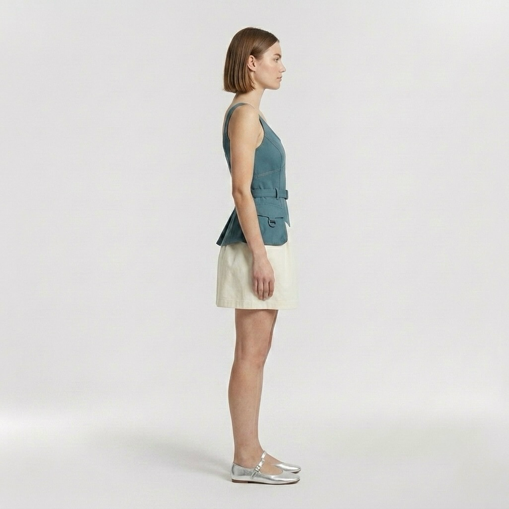 Pocket Fit & Flare Mini Dress